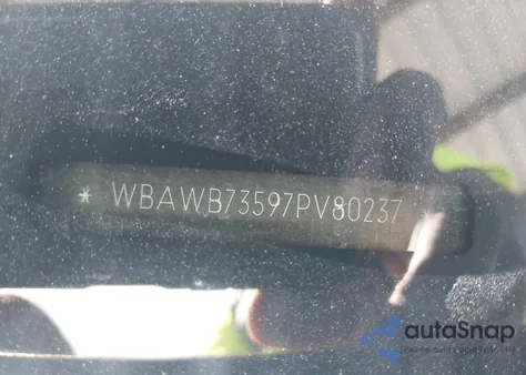 2007 BMW 335I из США, поврежденный, VIN WBAWB73597PV80237